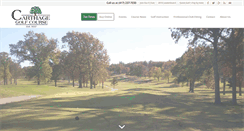 Desktop Screenshot of carthagegolfcourse.com